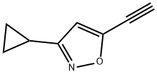 3-环丙基-5-乙炔基异噁唑, 2445793-91-7, 结构式