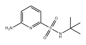 6-氨基-N-(叔丁基)吡啶-2-磺酰胺,2446341-92-8,结构式