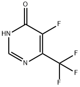 4(3H)-Pyrimidinone, 5-fluoro-6-(trifluoromethyl)- Structure