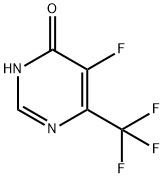 5-氟-6-(三氟甲基)嘧啶-4(3H)-酮 结构式