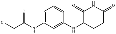 Acetamide, 2-chloro-N-[3-[(2,6-dioxo-3-piperidinyl)amino]phenyl]-,2446932-40-5,结构式