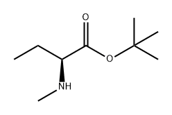 Butanoic acid, 2-(methylamino)-, 1,1-dimethylethyl ester, (2S)- Structure