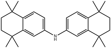 2-Naphthalenamine, 5,6,7,8-tetrahydro-5,5,8,8-tetramethyl-N-(5,6,7,8-tetrahydro-5,5,8,8-tetramethyl-2-naphthalenyl)- Structure