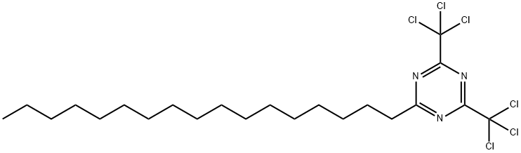 1,3,5-Triazine, 2-heptadecyl-4,6-bis(trichloromethyl)-