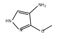 1H-Pyrazol-4-amine, 3-methoxy- Struktur