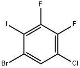 1-Bromo-5-chloro-3,4-difluoro-2-iodobenzene Structure