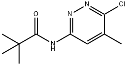 N-(6-氯-5-甲基哒嗪-3-基)新戊酰胺 结构式