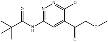 N-(6-氯-5-(2-甲氧基乙酰基)哒嗪-3-基)新戊酰胺,2452465-37-9,结构式