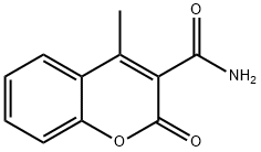 2H-1-Benzopyran-3-carboxamide, 4-methyl-2-oxo- Structure