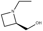 2-Azetidinemethanol, 1-ethyl-, (2R)- Struktur