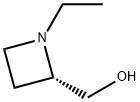 2-Azetidinemethanol, 1-ethyl-, (2S)- Struktur