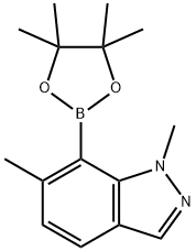 2454490-89-0 1,6-二甲基-7-(4,4,5,5-四甲基-1,3,2-二噁硼烷-2-基)-1H-吲唑