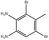 3,5-二溴-4-甲基苯-1,2-二胺 结构式