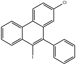 2-氯-9-碘-10-苯基菲 结构式