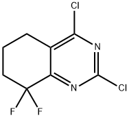 2,4-二氯-8,8-二氟-5,6,7,8-四氢喹唑啉, 2459401-36-4, 结构式