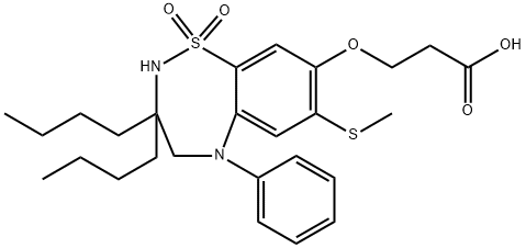 2460667-52-9 PROPANOIC ACID, 3-[{3,3-DIBUTYL-2,3,4,5-TETRAHYDRO-7-(METHYLTHIO)-1,1-DIOXIDO-5-PHENYL-1,2,5-BENZOTH