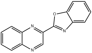 Quinoxaline, 2-(2-benzoxazolyl)- Structure
