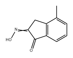 1H-Indene-1,2(3H)-dione, 4-methyl-, 2-oxime,24623-26-5,结构式