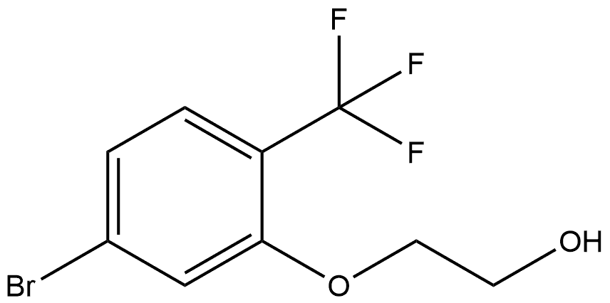 2-[5-Bromo-2-(trifluoromethyl)phenoxy]ethanol Structure