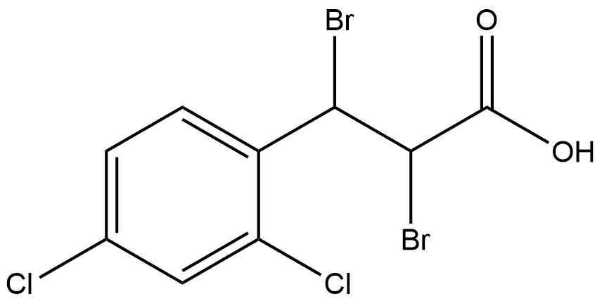 Benzenepropanoic acid, α,β-dibromo-2,4-dichloro-