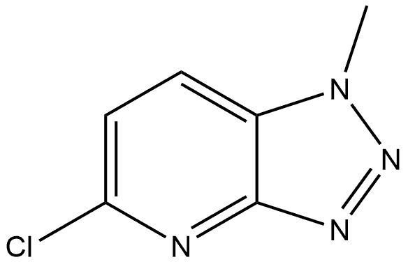 5-chloro-1-methyl-1H-[1,2,3]triazolo[4,5-b]pyridine 化学構造式