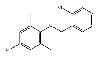 5-溴-2-((2-氯苄基)氧基)-1,3-二甲基苯,2469394-16-7,结构式