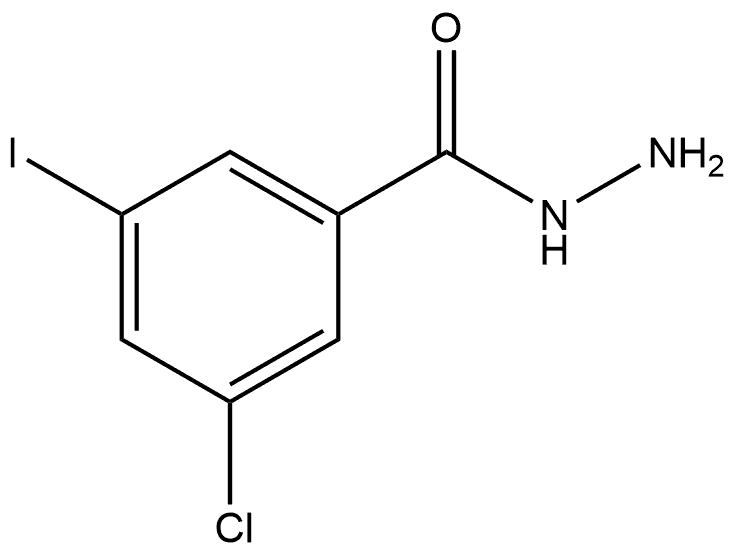 3-Chloro-5-iodobenzoic acid hydrazide Structure