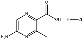 5-氨基-3-甲基-2-吡嗪羧酸盐酸盐(1:1), 2470437-95-5, 结构式