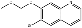 6-溴-7-(甲氧基甲氧基)喹啉, 2470924-81-1, 结构式