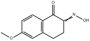 2-(Hydroxyimino)-6-methoxy-3,4-dihydronaphthalen-1(2H)-one,2471-78-5,结构式