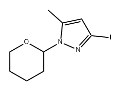 3-碘-5-甲基-1-(四氢-2H-吡喃-2-基)-1H-吡唑,2472030-76-3,结构式