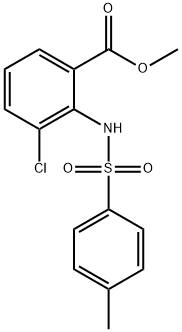 Benzoic acid, 3-chloro-2-[[(4-methylphenyl)sulfonyl]amino]-, methyl ester