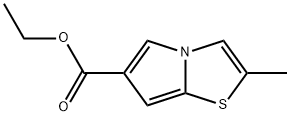 Pyrrolo[2,1-b]thiazole-6-carboxylic acid, 2-methyl-, ethyl ester Struktur