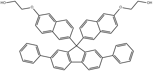 2478517-56-3 Ethanol, 2,2'-[(2,7-diphenyl-9H-fluoren-9-ylidene)bis(6,2-naphthalenediyloxy)]bis-