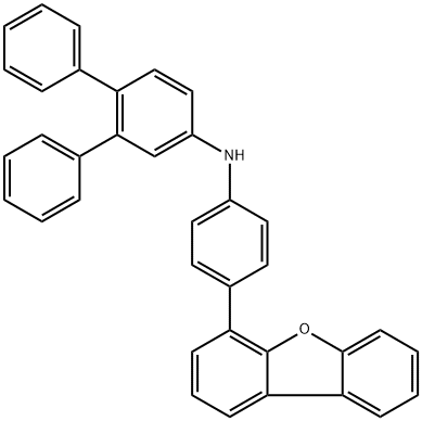 N-[4-(4-二苯并呋喃)苯基][1,1':2',1''-三联苯]-4'-胺,2478532-07-7,结构式