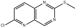 6-chloro-2-(methylthio)pyrido[3,2-d]pyrimidine Struktur