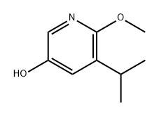 3-Pyridinol, 6-methoxy-5-(1-methylethyl)- Structure