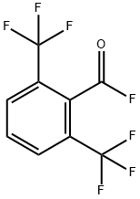 Benzoyl fluoride, 2,6-bis(trifluoromethyl)- 化学構造式