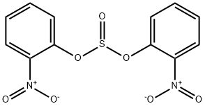 Sulfurous acid, bis(2-nitrophenyl) ester Structure