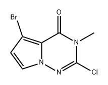 2482719-45-7 Pyrrolo[2,1-f][1,2,4]triazin-4(3H)-one, 5-bromo-2-chloro-3-methyl-