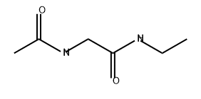 Acetamide, 2-(acetylamino)-N-ethyl- Structure