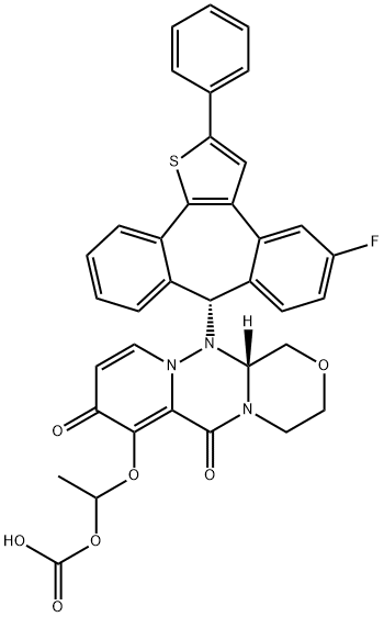 化合物 CAP-DEPENDENT ENDONUCLEASE-IN-7, 2485715-97-5, 结构式