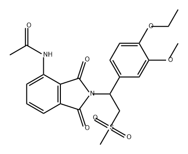 阿普斯特杂质E 结构式