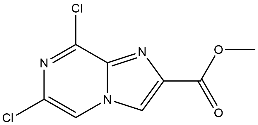 Methyl 6,8-dichloroimidazo[1,2-a]pyrazine-2-carboxylate Structure