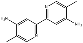 [2,2'-Bipyridine]-4,4'-diamine, 5,5'-dimethyl- Struktur