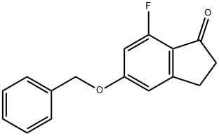 5-(苄氧基)-7-氟-2,3-二氢-1H-茚-1-酮,2489410-16-2,结构式