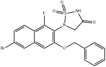 2489410-97-9 5-(3-(苄氧基)-6-溴-1-氟萘-2-基)-1,2,5-噻二唑烷-3-酮1,1-二氧化物