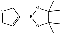 1,3,2-Dioxaborolane, 2-(2,5-dihydro-3-thienyl)-4,4,5,5-tetramethyl- Structure