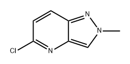 2H-Pyrazolo[4,3-b]pyridine, 5-chloro-2-methyl- 化学構造式