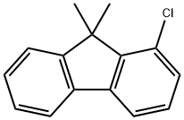 9H-Fluorene, 1-chloro-9,9-dimethyl- 化学構造式